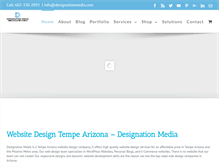 Tablet Screenshot of designationmedia.com